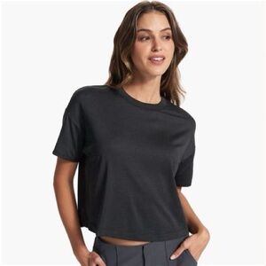 NWT Vuori Energy Tee in Heather Black - XL